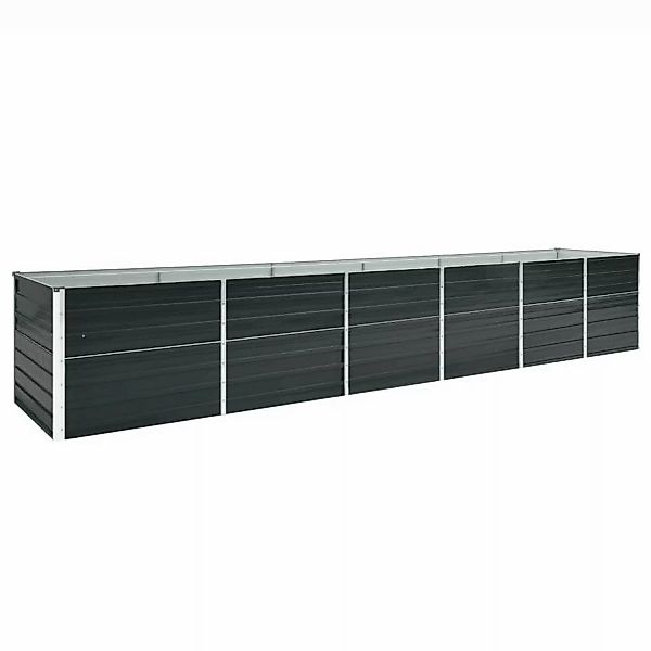 vidaXL Garten-Hochbeet Stahl 480x80x77 cm Anthrazit 661685 günstig online kaufen