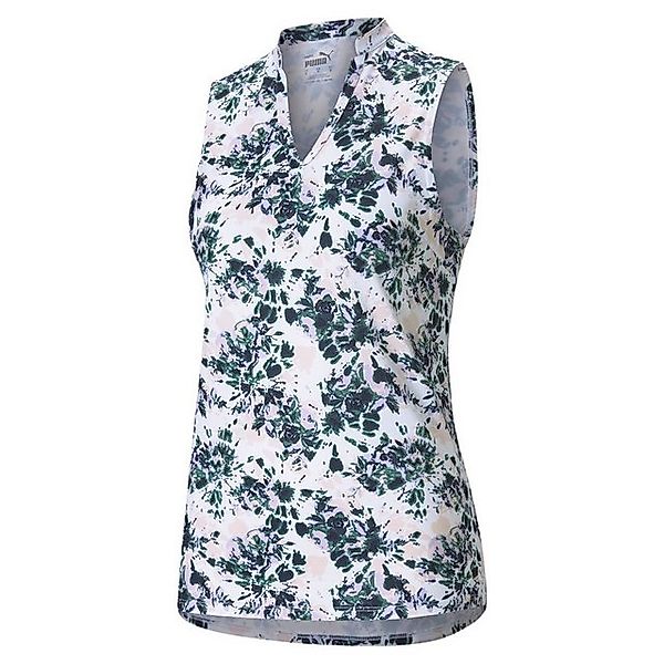 PUMA Poloshirt Puma Golf Polo Cloudspun Floral Tie Dye Sleeveless Damen S günstig online kaufen