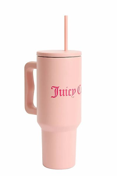 Juicy Couture Thermobecher "STEEL TUMBLER WITH STRAW Unisex" Getränkebecher günstig online kaufen