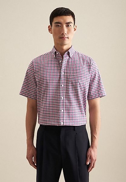 seidensticker Businesshemd Regular Regular Kurzarm Button-Down-Kragen günstig online kaufen
