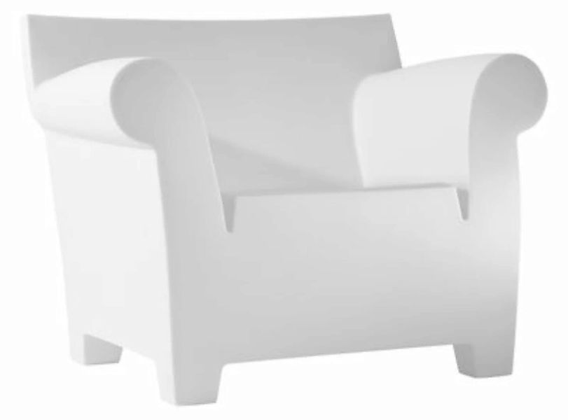 Sessel Bubble Club plastikmaterial weiß - Kartell - Weiß günstig online kaufen