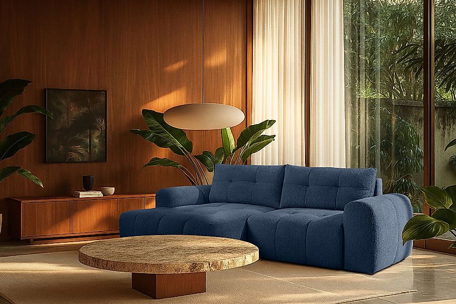 KONSIMO® Ecksofa RAVIA mit Schlaffunktion, Modern-Stil, günstig online kaufen