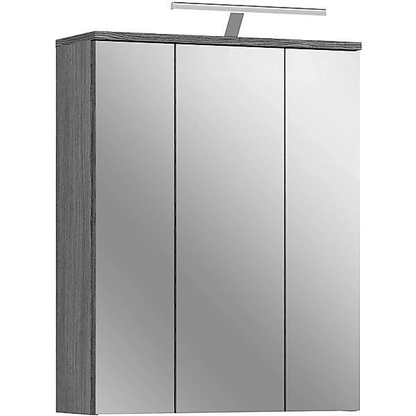 xonox.home Spiegelschrank Rauchsilber Spiegelglas Beschichtet Modern 60x77x günstig online kaufen
