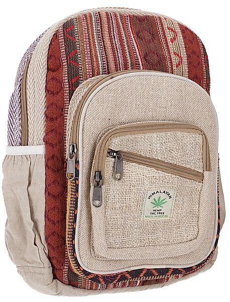 Guru-Shop Freizeitrucksack Bunter Ethno Hanf Rucksack günstig online kaufen