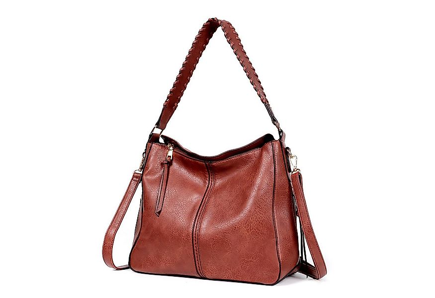 TAN.TOMI Schultertasche Handtasche Damen Shopper Lederimitat Umhängetasche günstig online kaufen