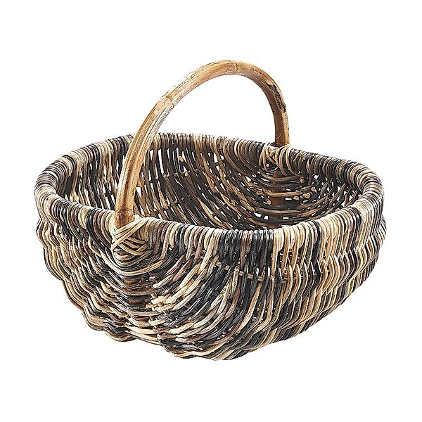 Kobolo Einkaufskorb Rattankorb Henkelkorb in multicolor günstig online kaufen