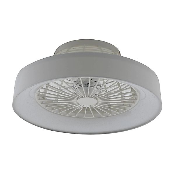 Lindby LED Deckenventilator mit Lampe Mace 10022137 Dimmbar Leselampe Moder günstig online kaufen