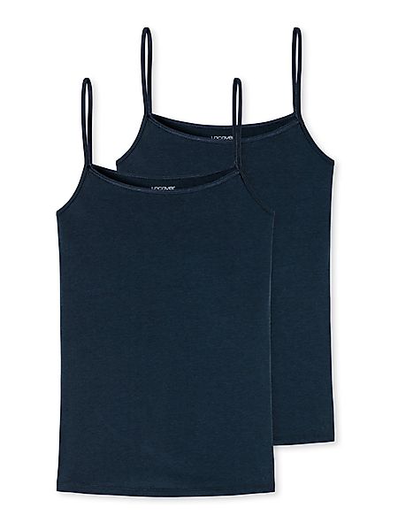 Schiesser Spaghettitop 2-Pack 'Einfarbig & Soft' günstig online kaufen