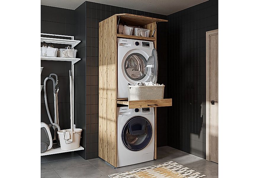 Roomart Waschmaschinenumbauschrank (Waschmaschinenschrank für Trockner und günstig online kaufen