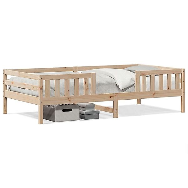 vidaXL Bett Massivholzbett ohne Matratze 75x190 günstig online kaufen