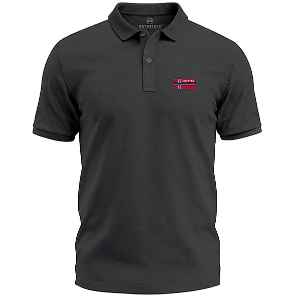 Neverless Poloshirt Poloshirt Herren mit Norwegen günstig online kaufen