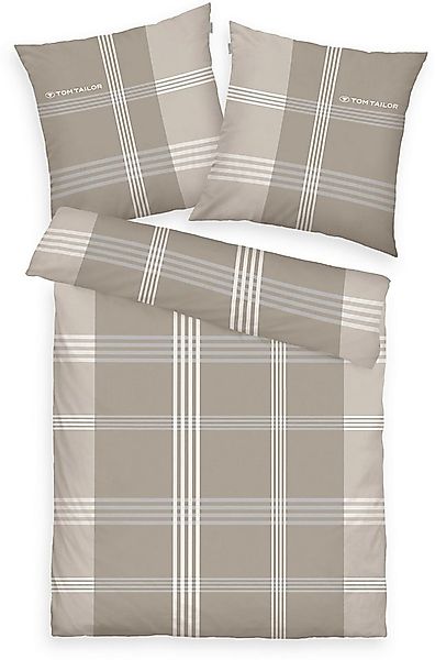 TOM TAILOR HOME Bettwäsche Ole, Renforcé, 2 teilig, karierte Bettwäsche aus günstig online kaufen