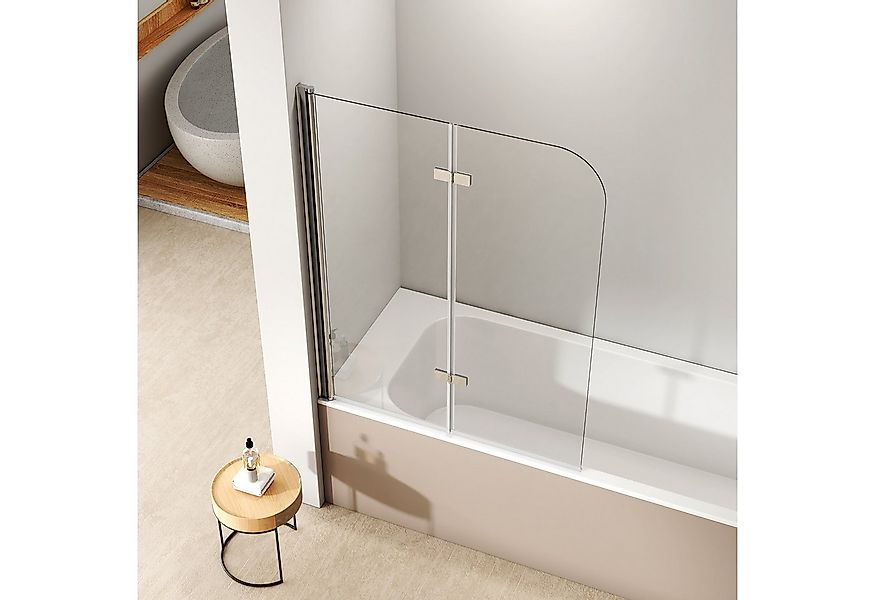 EMKE Badewannenaufsatz EMKE Duschwand für Badewanne,2-teilig Duschwand Falt günstig online kaufen