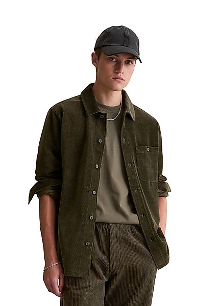 Marc OPolo DENIM Langarmshirt aus softem Frottee-Cord, relaxed fit, Kentkra günstig online kaufen