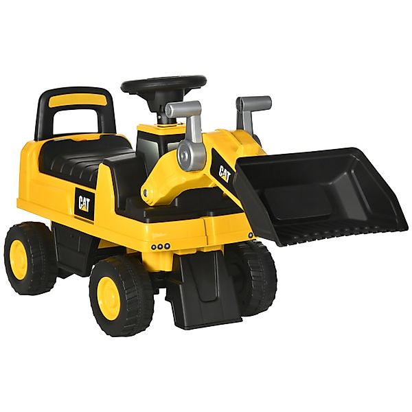 HOMCOM Rutscher Kinderbagger mit beweglicher Schaufel, günstig online kaufen