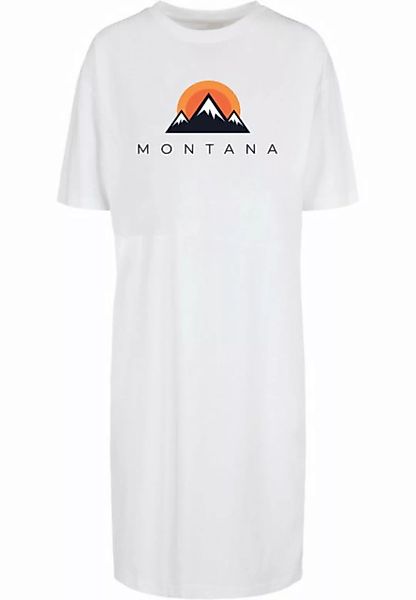 Merchcode Shirtkleid Merchcode Damen Ladies Montana Organic Oversized Slit günstig online kaufen