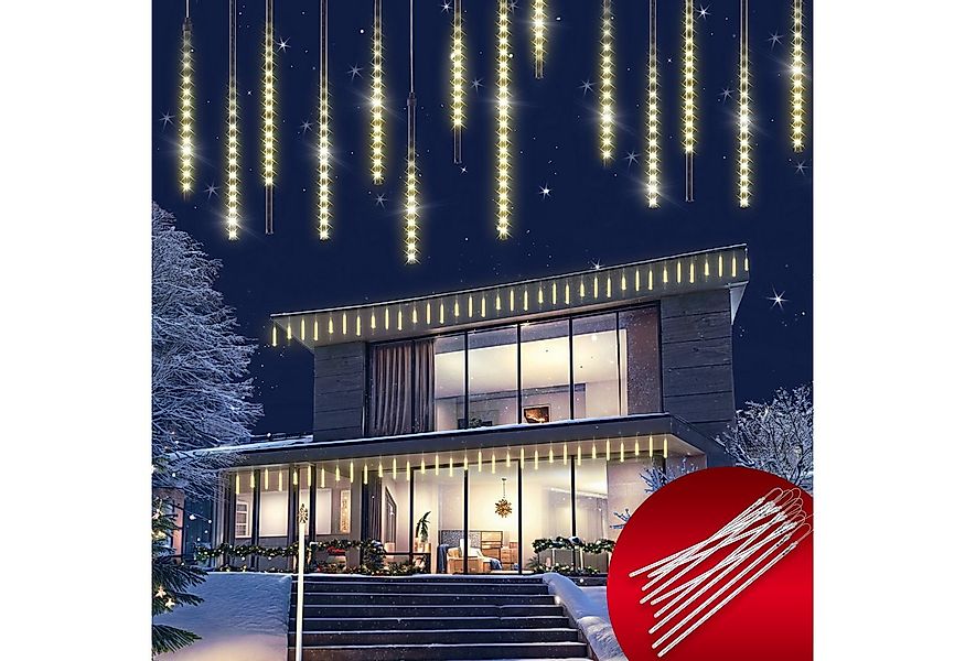 monzana Lichterkette, Meteorschauer 480 LED Außen Wasserdicht 10 Röhre 50cm günstig online kaufen