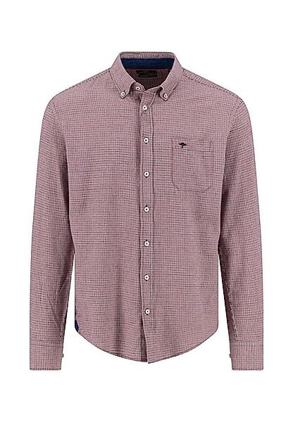 FYNCH-HATTON Langarmhemd mit Logo Stickerei günstig online kaufen