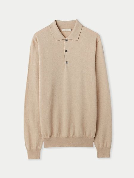 GOBI Cashmere Polokragenpullover Naturfarbe Kaschmirpullover mit günstig online kaufen