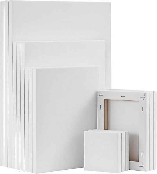 Youyijia Keilrahmen Künstler-Leinwand Set 15-teilig Baumwolle günstig online kaufen