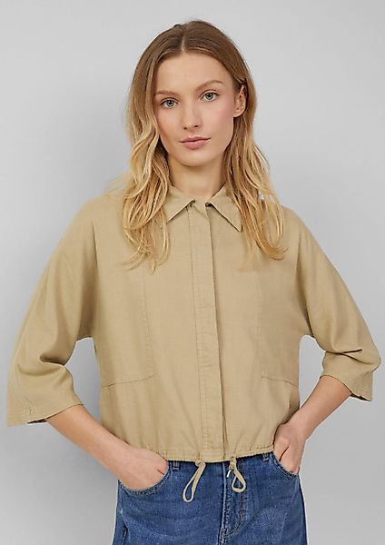 s.Oliver Kurzarmbluse Bluse (1-tlg) günstig online kaufen