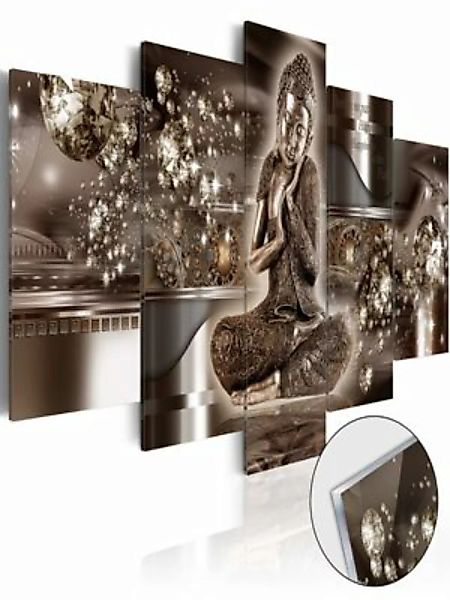 artgeist Acrylglasbild Inner Harmony [Glass] metallicbraun Gr. 200 x 100 günstig online kaufen