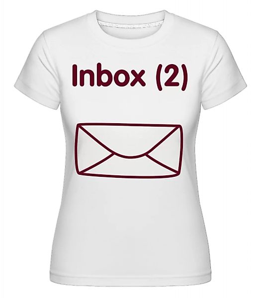 Inbox(2) - Zwillinge Ankündigung · Shirtinator Frauen T-Shirt günstig online kaufen