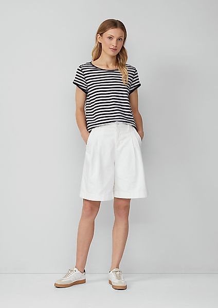 s.Oliver 7/8-Jeans Denim-Bermuda mit Bundfalten günstig online kaufen