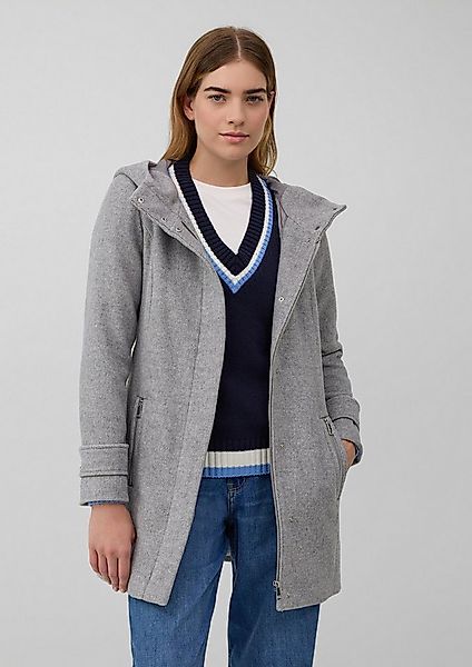 s.Oliver Funktionsmantel Outdoor-Mantel Wollmix-Mantel im Slim Fit mit Gürt günstig online kaufen