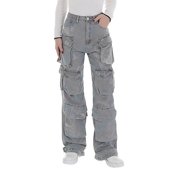 Ital-Design Cargojeans Damen Freizeit (87543201) Used-Look günstig online kaufen