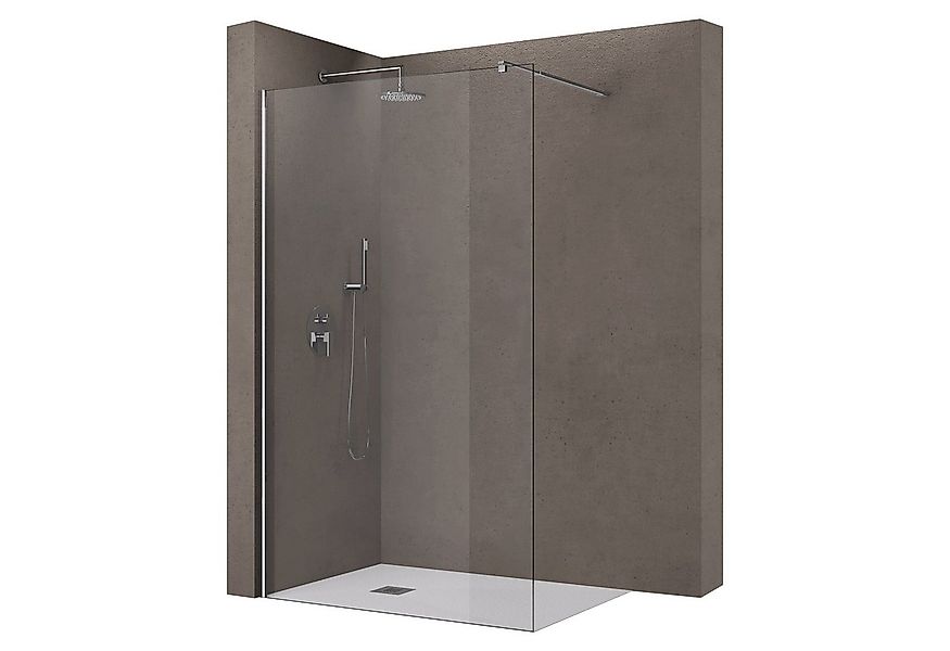 doporro Walk-in-Dusche Duschkabine Duschwand Duschabtrennung 8-10mm ESG NAN günstig online kaufen