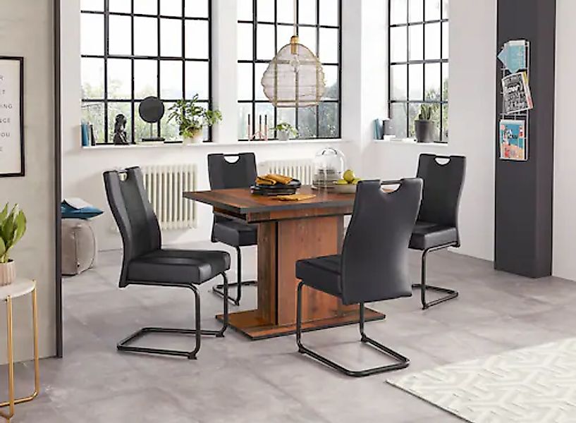 HELA Essgruppe Set, 5 Stk. tlg. bestehend aus 4x Erika Stuhl & 1x Ariana Ti günstig online kaufen