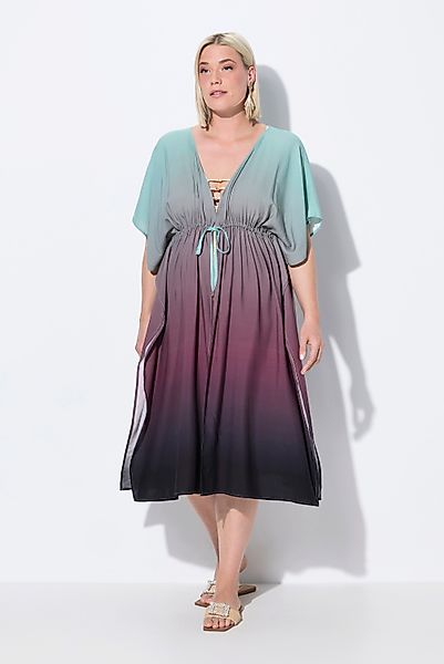 Ulla Popken Strandkleid Kaftan Farbverlauf Palmen günstig online kaufen