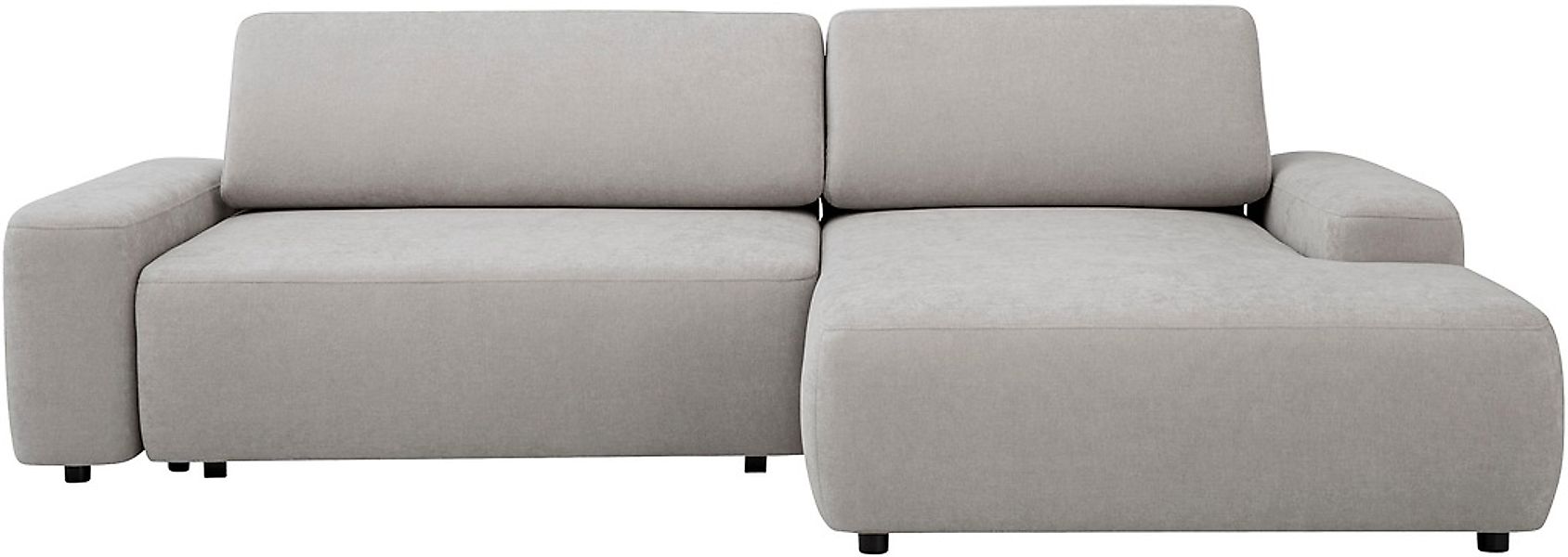 INOSIGN Ecksofa "TORGE (264cm), Schlafsofa in Cord, Samtvelours o Struktur günstig online kaufen