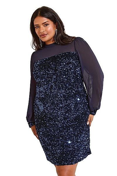 Friends Like These Minikleid Friends Like These Samt-Minikleid, Curve (1-tl günstig online kaufen