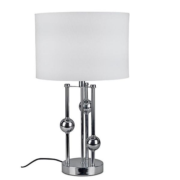 formano Nachttischlampe Silber, Durchmesser 30 cm günstig online kaufen