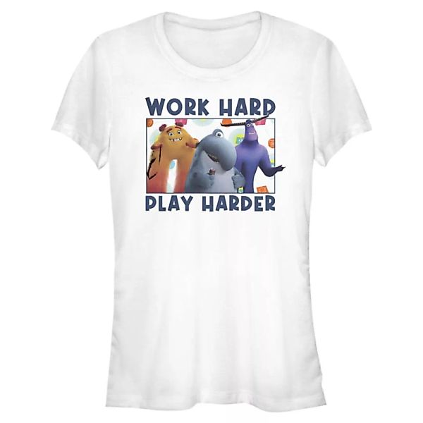 Pixar - Monster - Gruppe Play Hard - Frauen T-Shirt günstig online kaufen