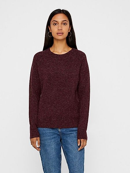 Vero Moda Rundhalspullover VMDOFFY LS O-NECK BLOUSE GA NOOS Materialmix, re günstig online kaufen