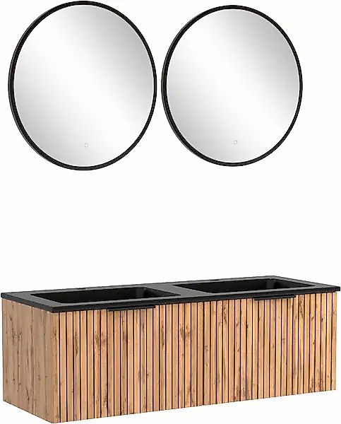 welltime Badmöbel-Set »Welltime, Carlton Waschtisch-Set, 80 oder 120 cm, ge günstig online kaufen