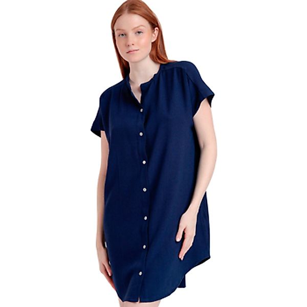 Admas  Kurze Kleider Strandtunika mit Knopfleiste und kurzen Ärmeln Fluido günstig online kaufen