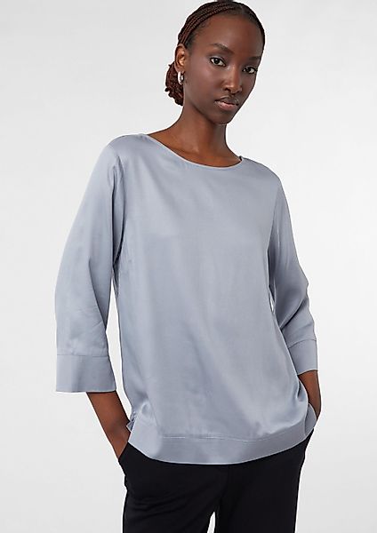 comma Kurzarmbluse Bluse Bluse aus Viskose günstig online kaufen