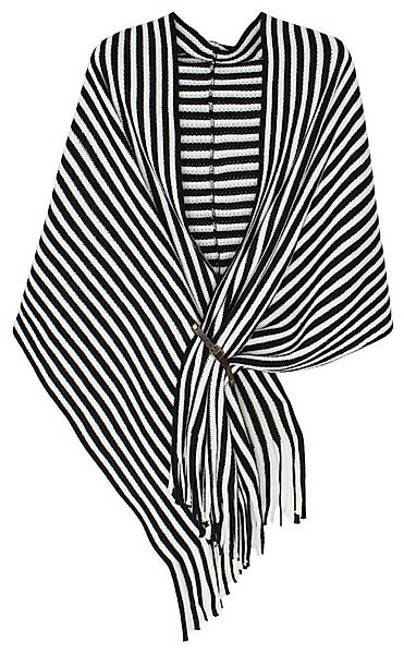 dy_mode Strickponcho Damen Strickponcho Multifunktions-Schal Gestreift XXL- günstig online kaufen