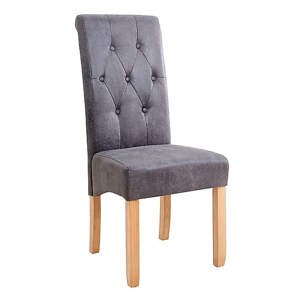 riess-ambiente Esszimmerstuhl CASA vintage grau, Esszimmer günstig online kaufen
