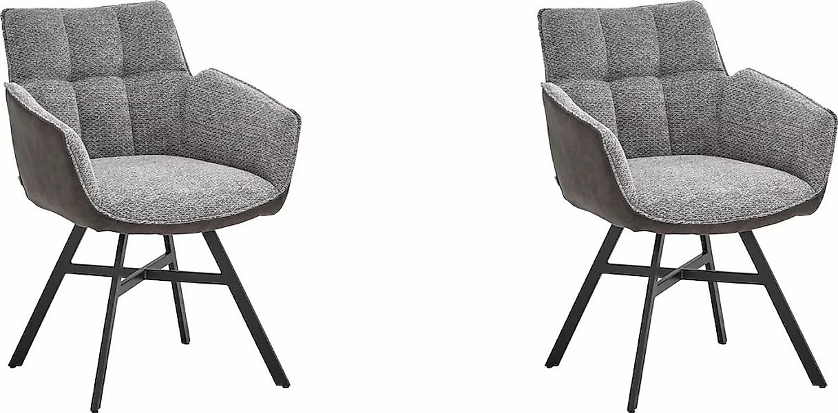 set one by Musterring Esszimmerstuhl "Frisco-B" (Set) 2 Stk.Bezug innen Che günstig online kaufen