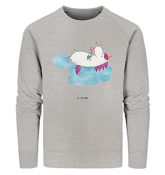 Mr. & Mrs. Panda Longpullover Einhorn Verliebt Größe M - Heather Grey - Ges günstig online kaufen