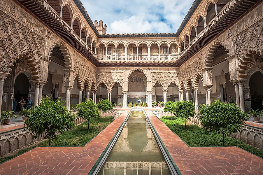 Papermoon Fototapete "ARCHITEKTUR-ALCAZAR SEVILLA PALAST" günstig online kaufen
