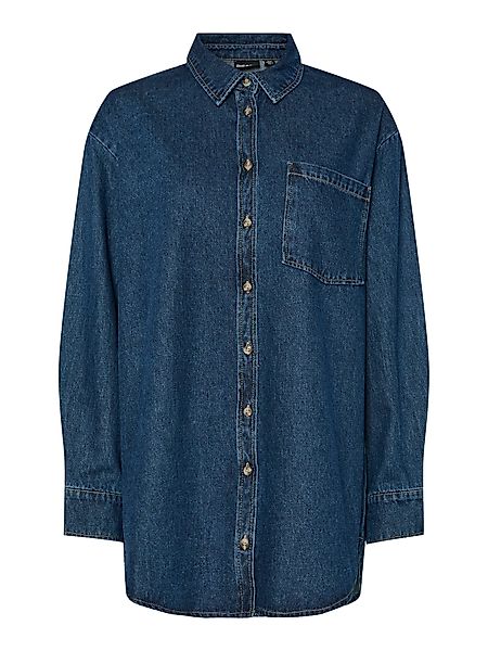 pieces Jeansbluse PCMAISIE LS DENIM SHIRT günstig online kaufen