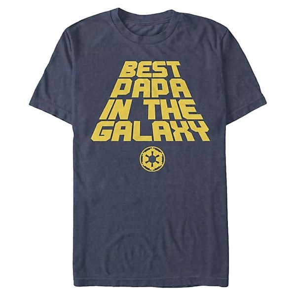 Star Wars - Text The Best Papa - Vatertag - Männer T-Shirt günstig online kaufen