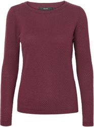 Vero Moda Rundhalspullover VMCARE STRUCTURE LS günstig online kaufen