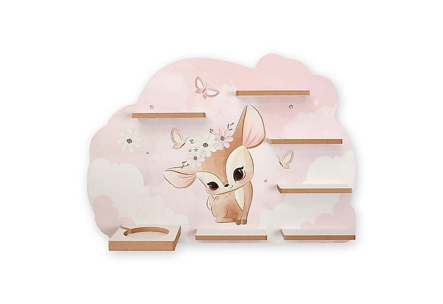 Kreative Feder Wandregal MUSIKBOX-REGAL Reh mit Blumenkranz, für TONIE-BOX günstig online kaufen